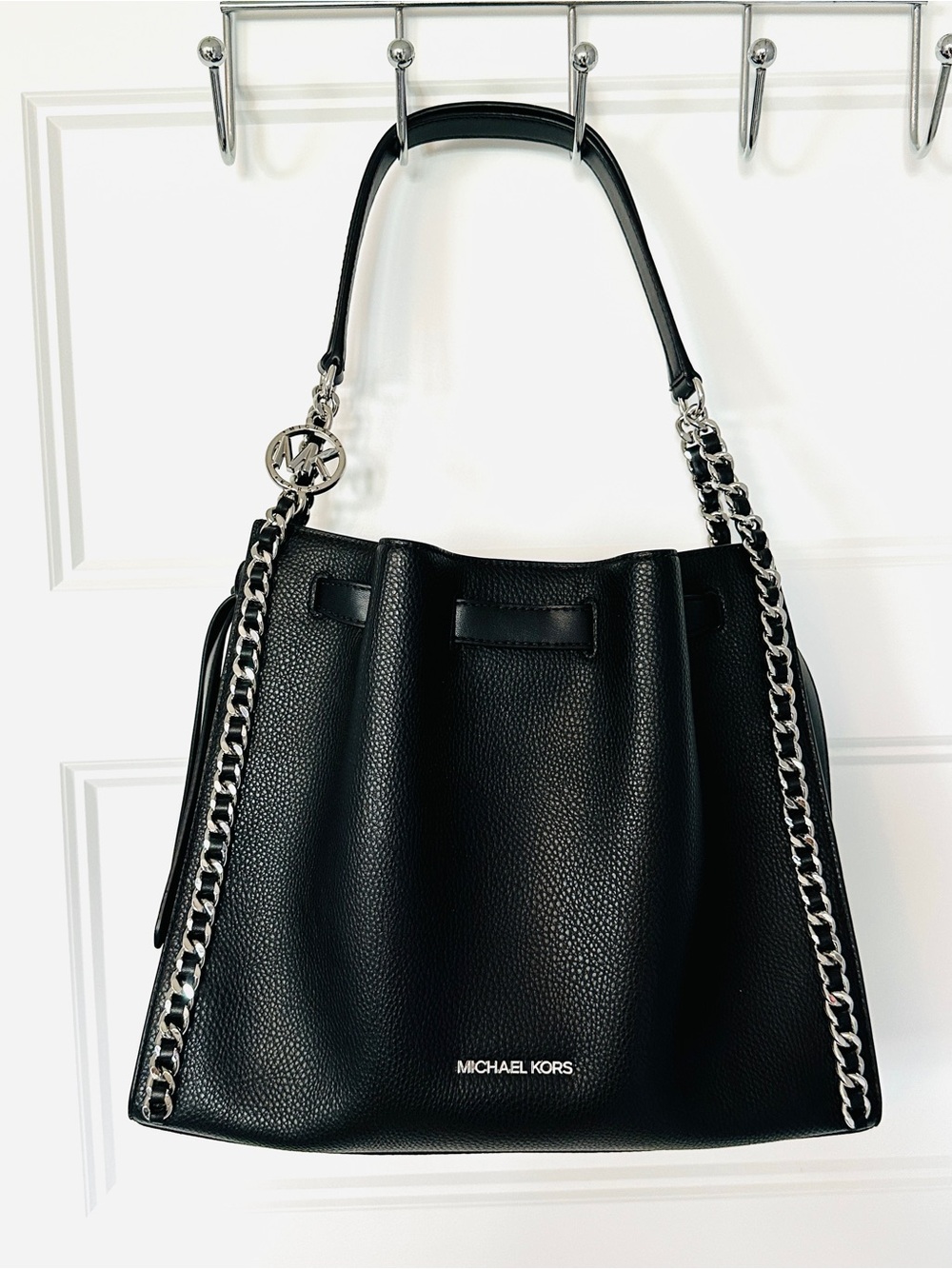 Mina Large Chain Shoulder Bag